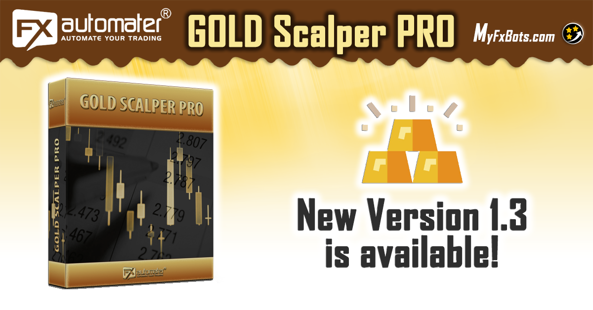 A new version 1.3 of Gold Scalper PRO has been released