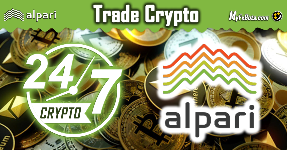 Trade Crypto 24/7 on Alpari