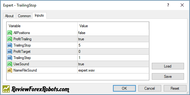 Trailing Stop Forex Robot